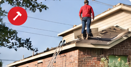 Residential roof repair for damaged shingles in Dallas-Fort Worth